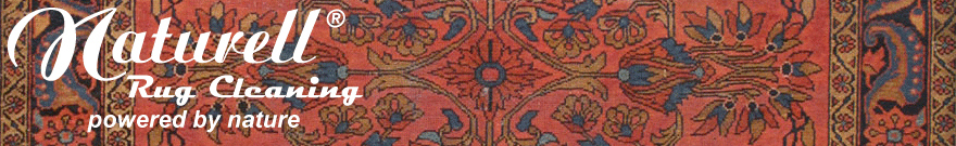 Naturell rug with logo